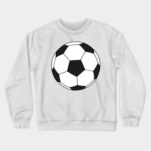 Soccer Ball Crewneck Sweatshirt by murialbezanson